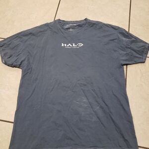 Halo Men's Blue T-Shirt